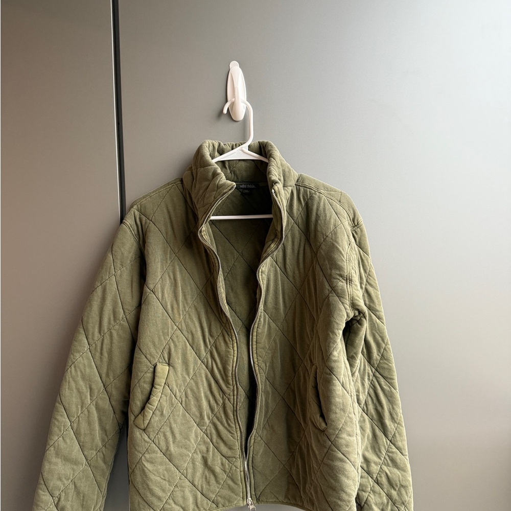 Olive Quilted Jacket